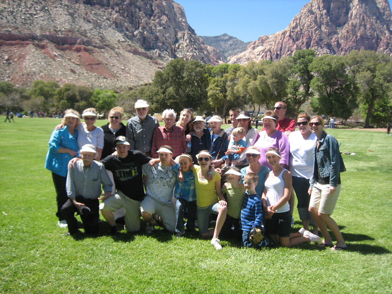 Group Photo at Red Rock Canyon